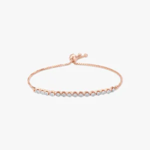 Linear Elegance Diamond Bracelet